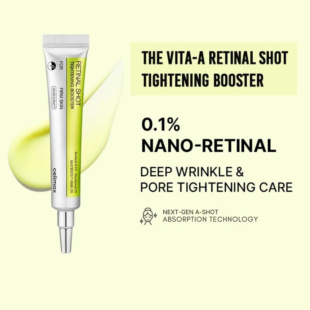 Celimax The Vita-A Retinal Shot Tightening Booster, For Anti-Aging, Dark Spots & Wrinkles - Revvora