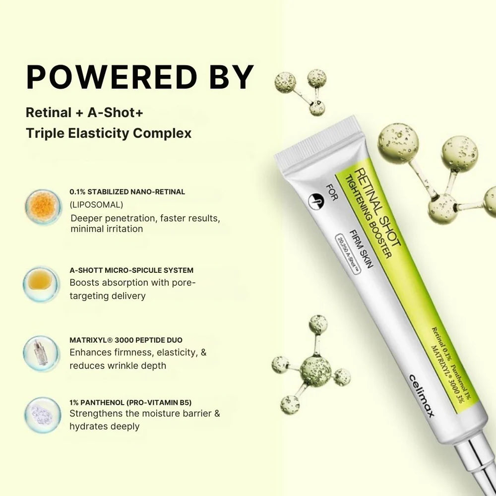 Celimax The Vita-A Retinal Shot Tightening Booster, For Anti-Aging, Dark Spots & Wrinkles - Revvora