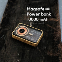 Bamboo Transparent MagSafe Power Bank - 10000 mAh - Revvora