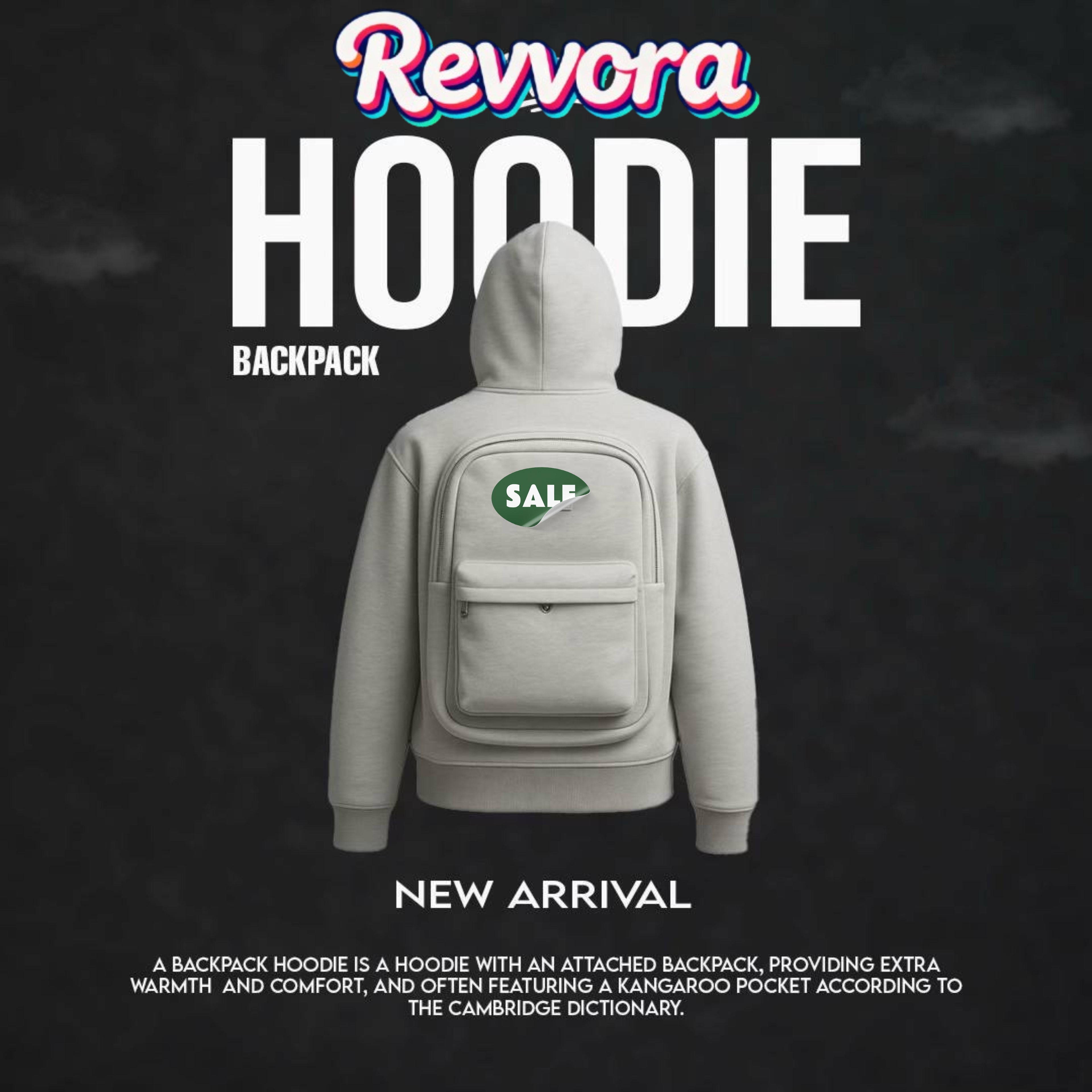 Revvora™ - Backpack Travel Hoodie - Revvora
