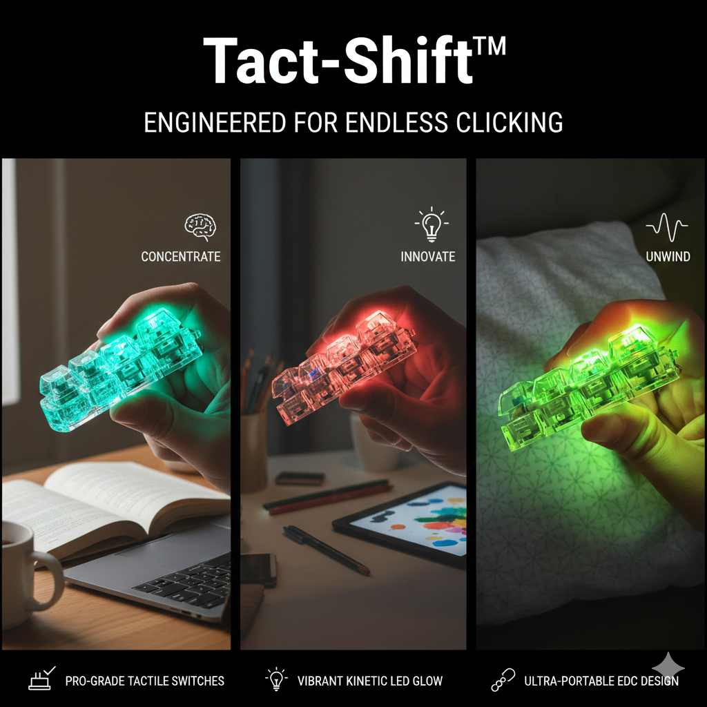 Tact-Shift 4% Keyboard - Revvora