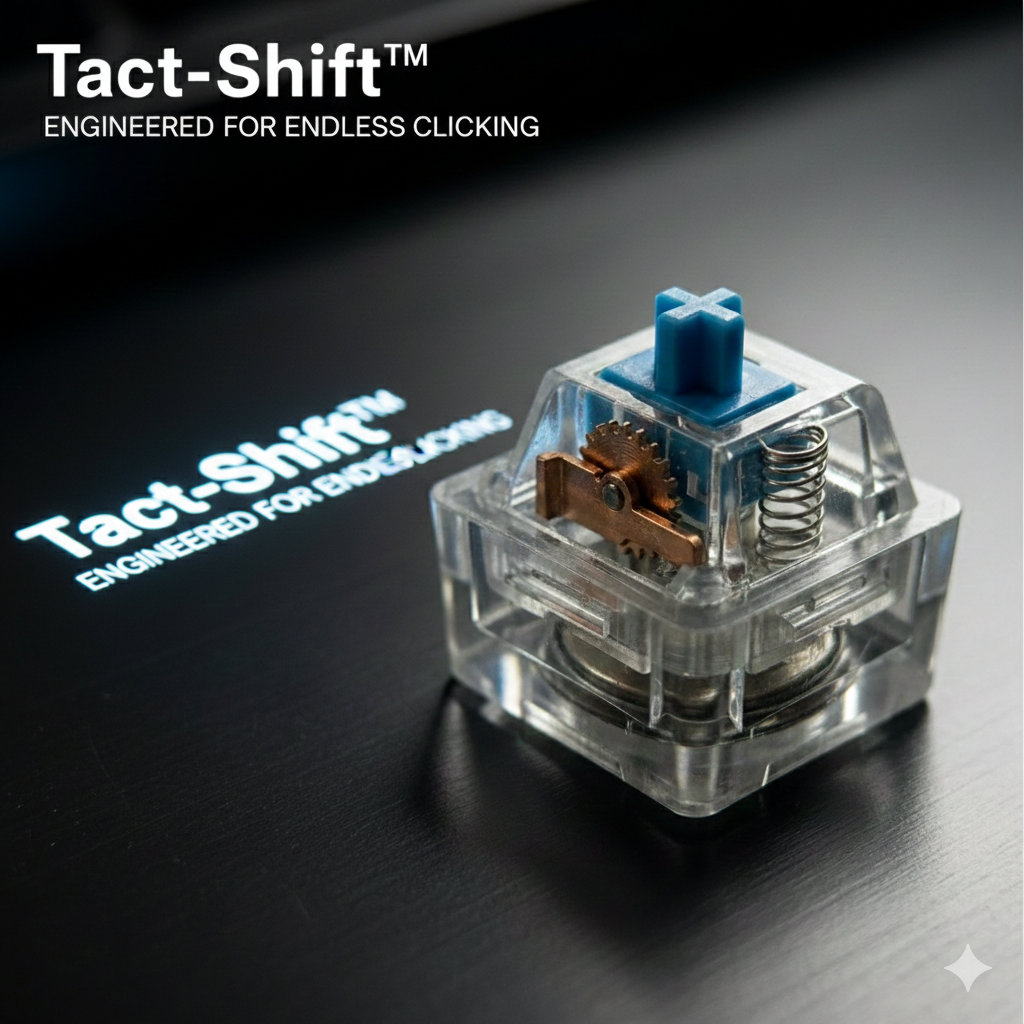Tact-Shift 4% Keyboard - Revvora
