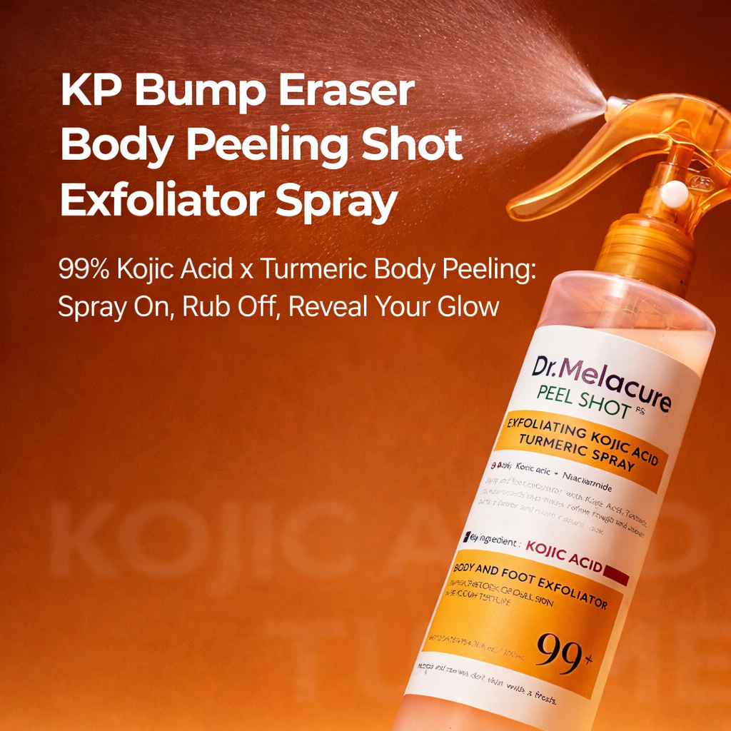 Dr. Melacure Body Kojic Acid Turmeric Exfoliating Spray - Buy 1 Get 1 FREE - Revvora