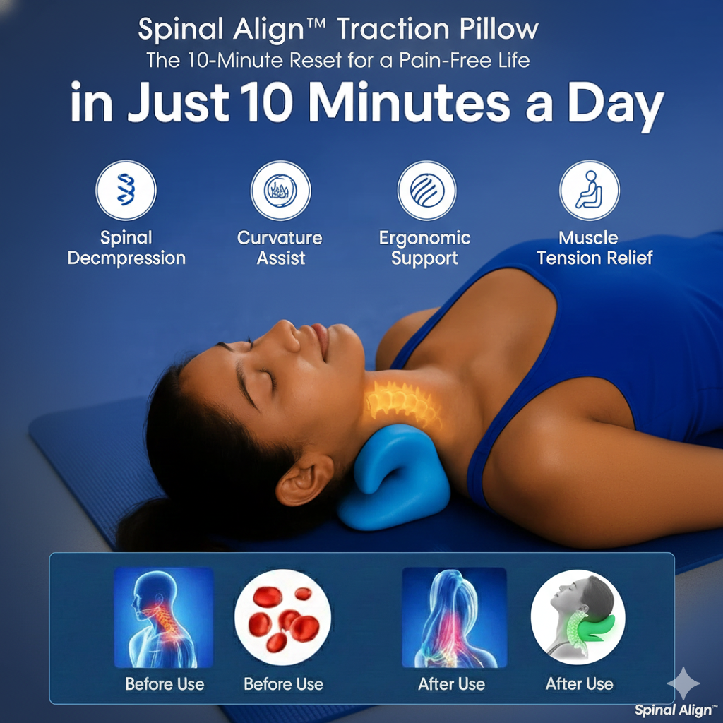 Spinal Align™ Traction Pillow - Revvora