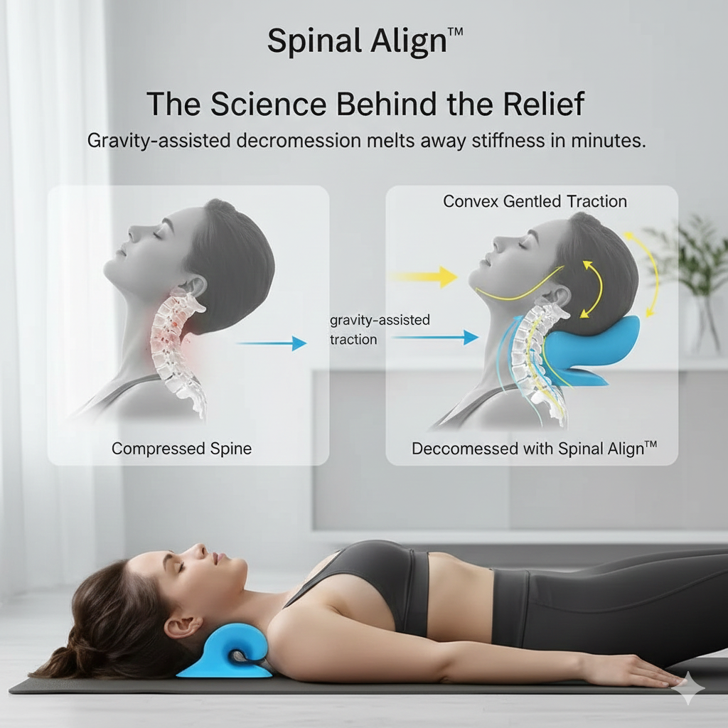 Spinal Align™ Traction Pillow - Revvora
