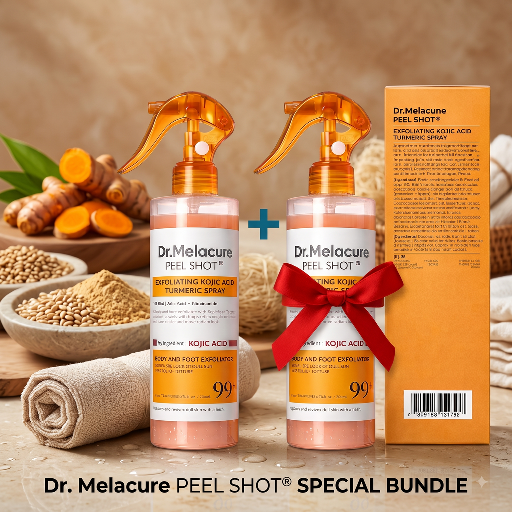 Dr. Melacure Body Kojic Acid Turmeric Exfoliating Spray - Revvora